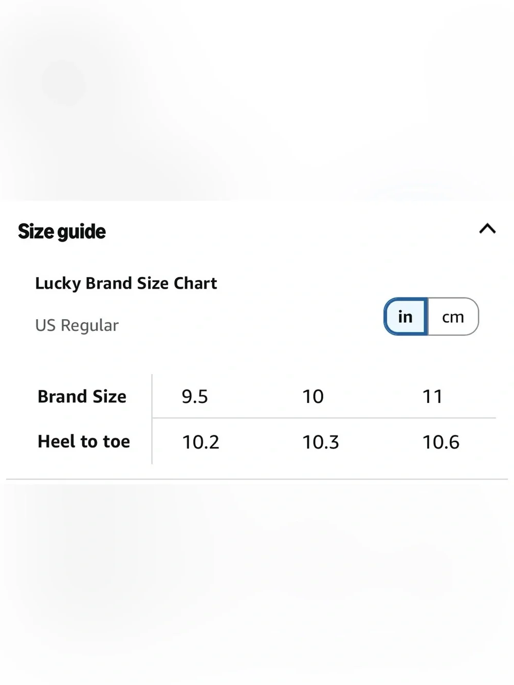 Lucky Brand size 10